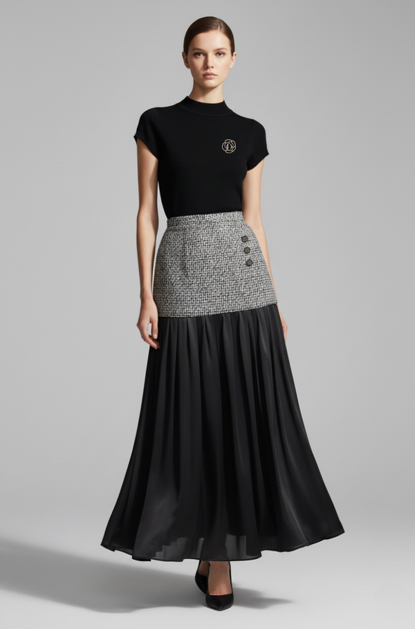 Three Layers Tweed skirt