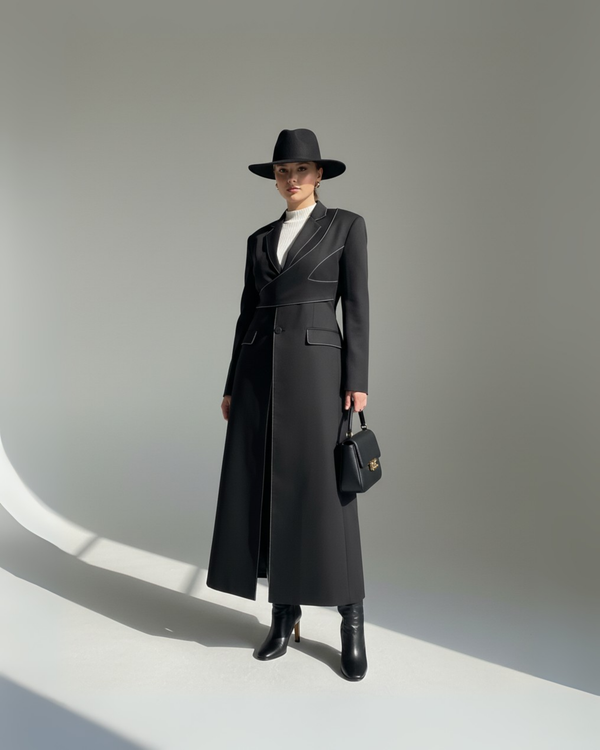 Asymmetrical blazer Long